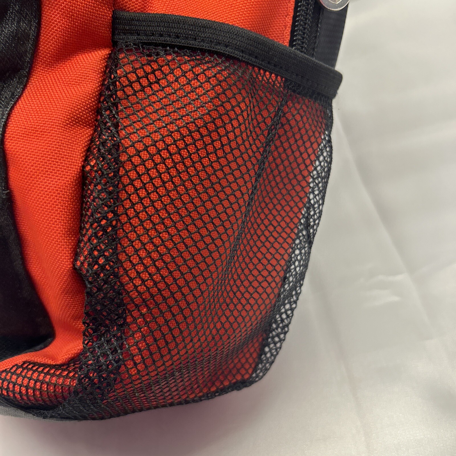 K Swiss Red & Black Backpack Classic Look Medium Size 15" x 17" Several Pockets