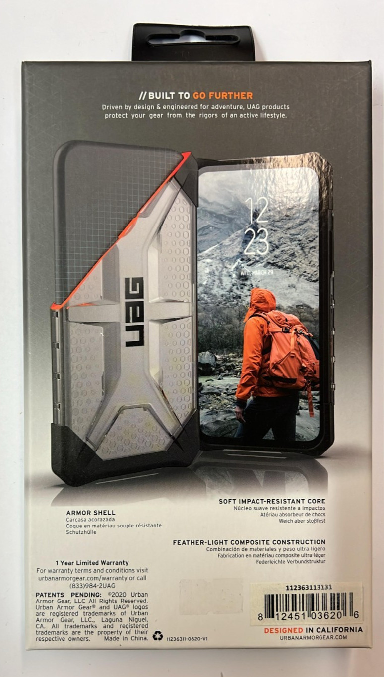 UAG Drop Protection Shockproof Case for Apple iPhone 12 Pro Max Plasma Ash