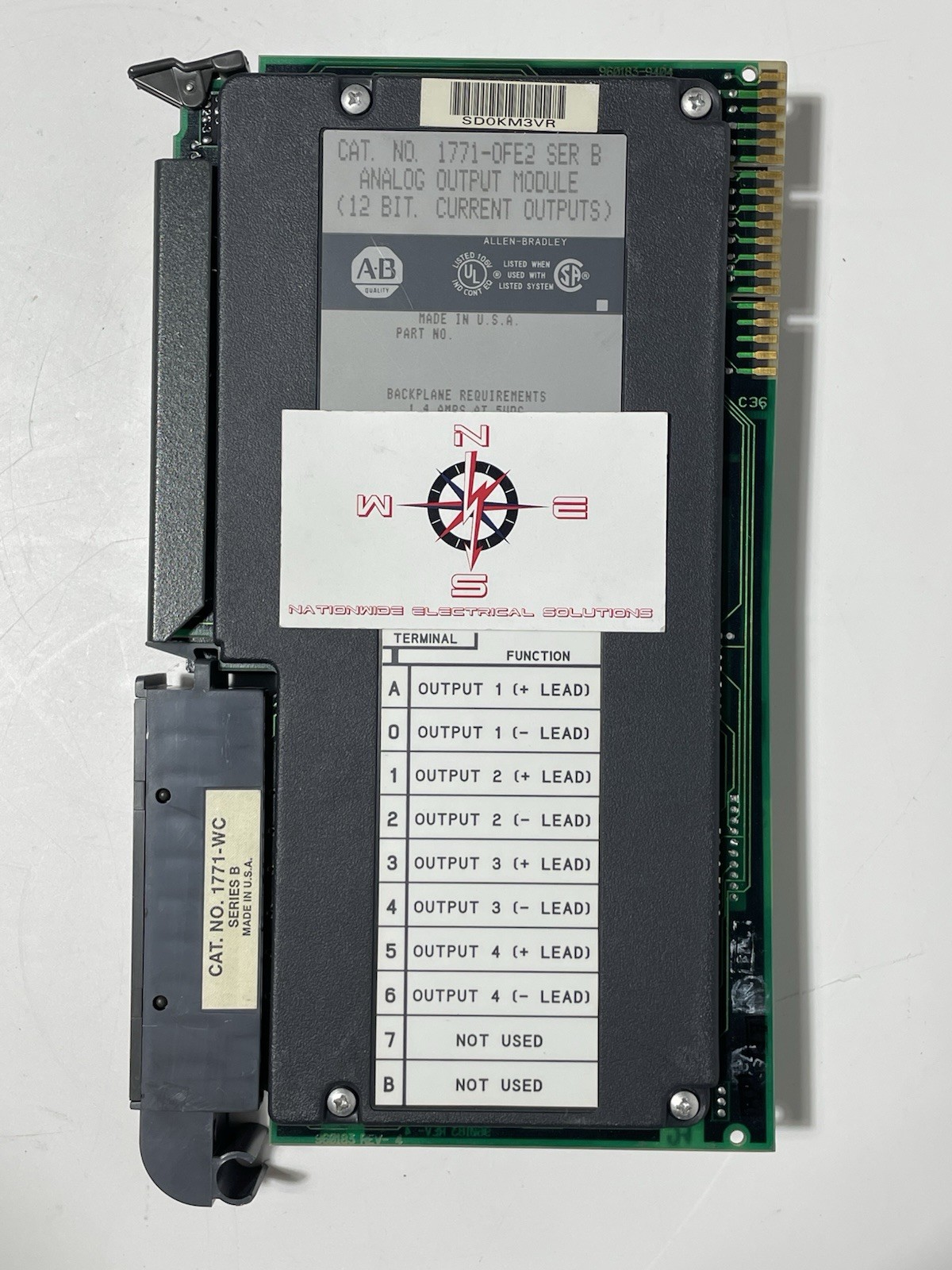 Allen Bradley 1771-0FE2 Ser.B Analog Output Module