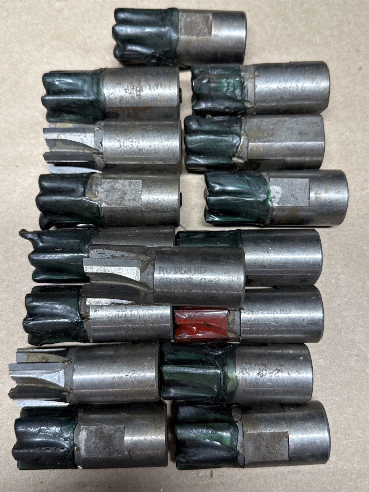 Rutland Grade C-2 56016-3637 Bit Lot - You Get All Shown