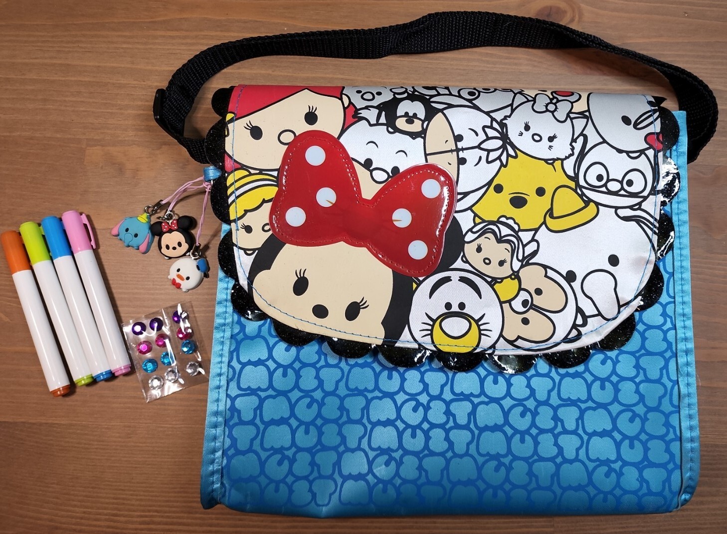 Disney Tsum Tsum Design Your Own Purse Activity Craft Charms Minnie Mouse