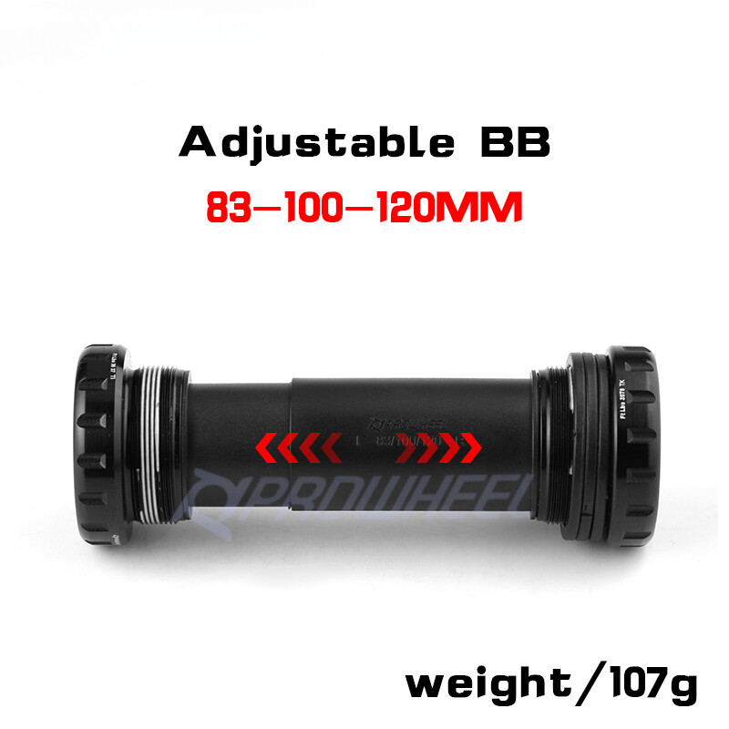 Snow Fat Bike BB External Bearing Bottom Bracket  100/120mm Bike Crankset Parts