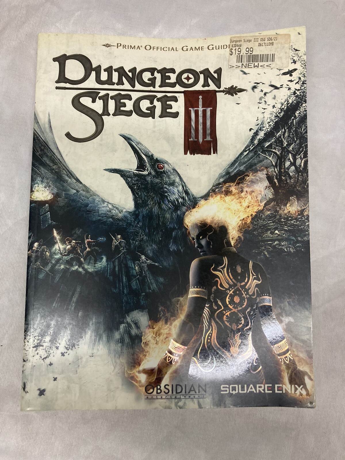 Prima Official Dungeon Siege 3 Strategy Guide (PS3, Xbox 360, PC) RARE
