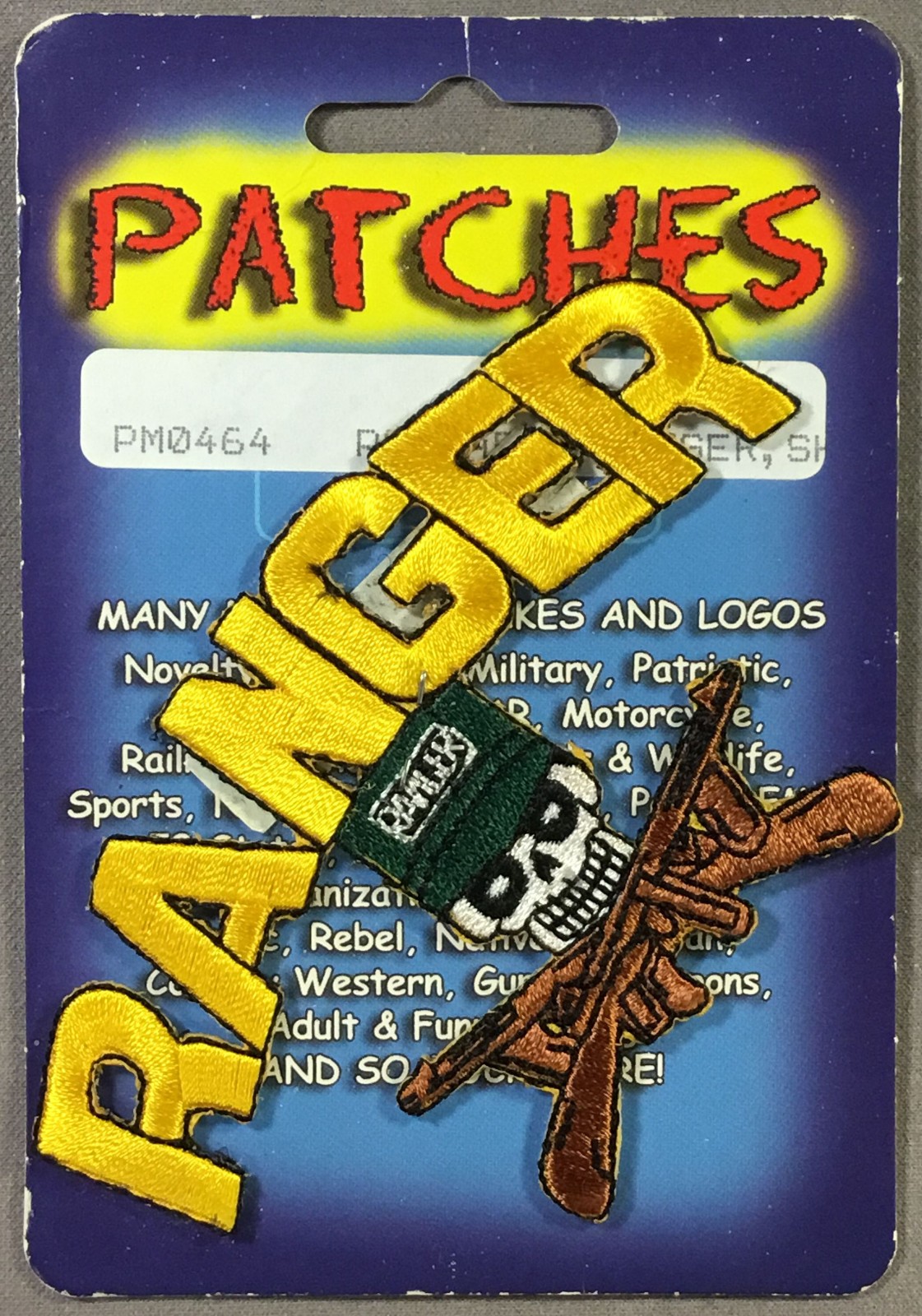 Vintage Ranger Skull and Crossed Rifles Licensed patch