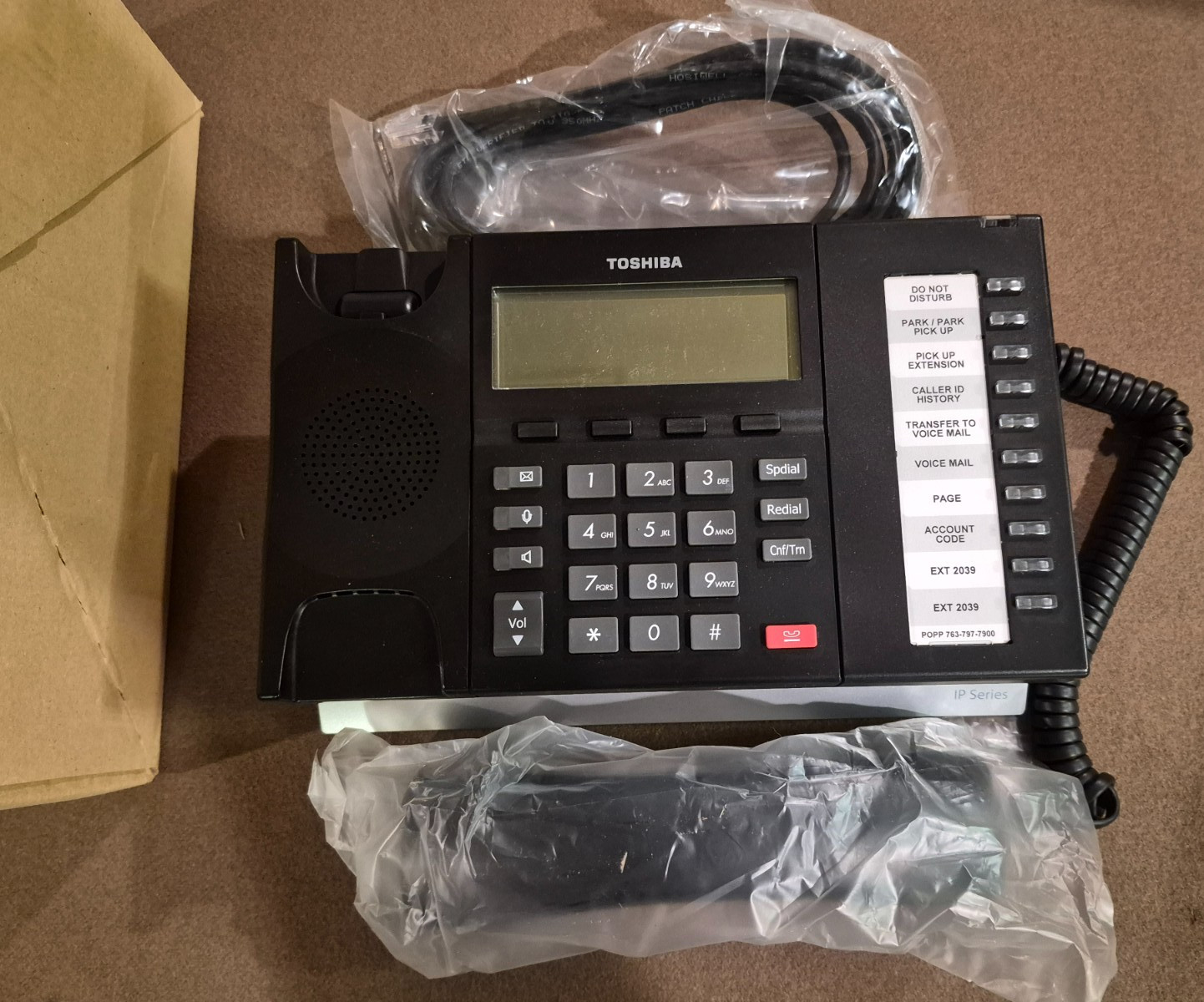 Toshiba IP5522-SD 5000 Series IP Office Telephone PoE