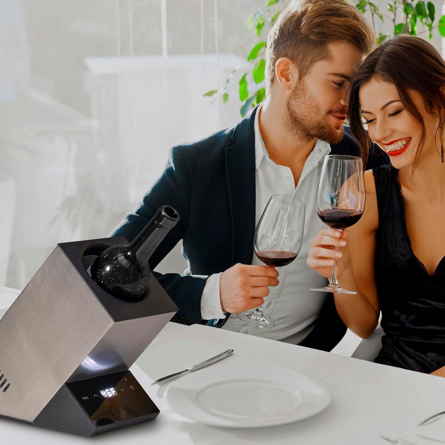 Electric Single Bottle Wine Chiller 750ml