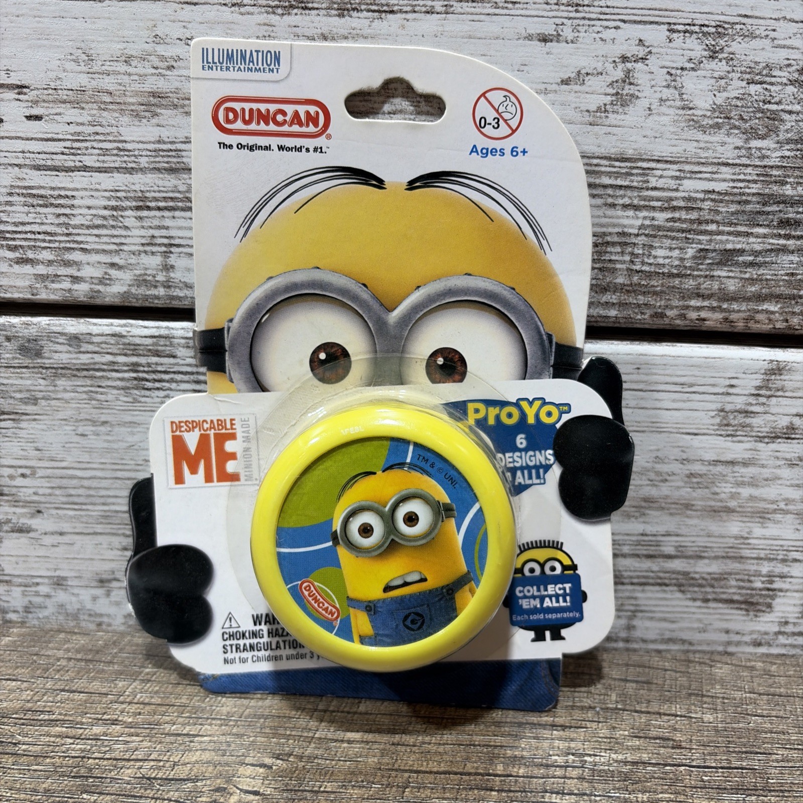 Collectible Minion DUNCAN Despicable Me WHAAAAT! Pro-Yo W/ Sound Affect 2014 New