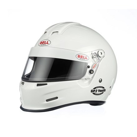 Bell 1425003 GP2 Youth Helmet White 2XS SFI24.1-15