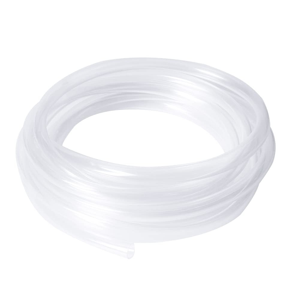 Industrial Grade Plastic PVC Vinyl Tubing, 1/8" ID x 3/16" OD Clear Tube BPA ...