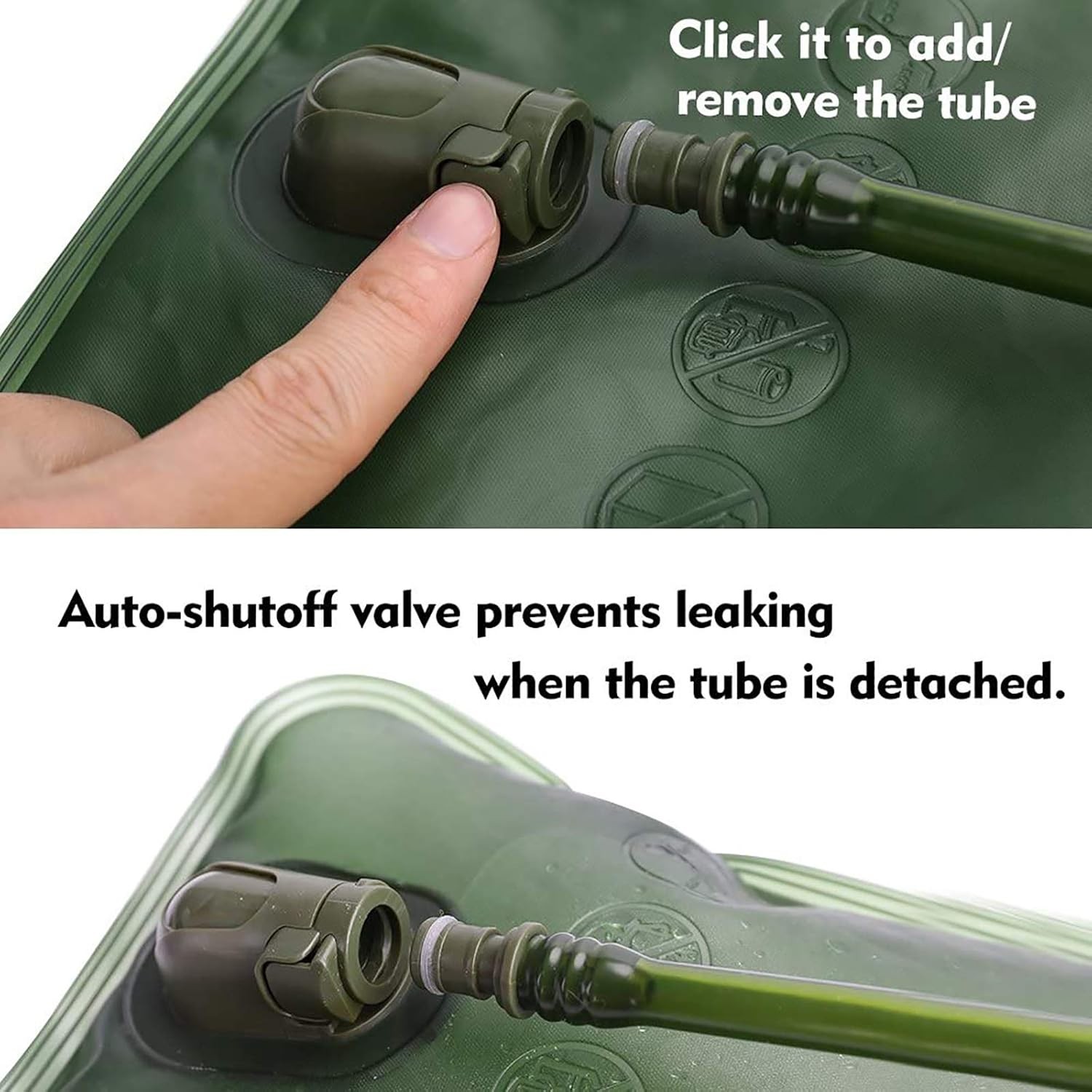 Hydration Bladder, 2L Water Bladder - Military Green