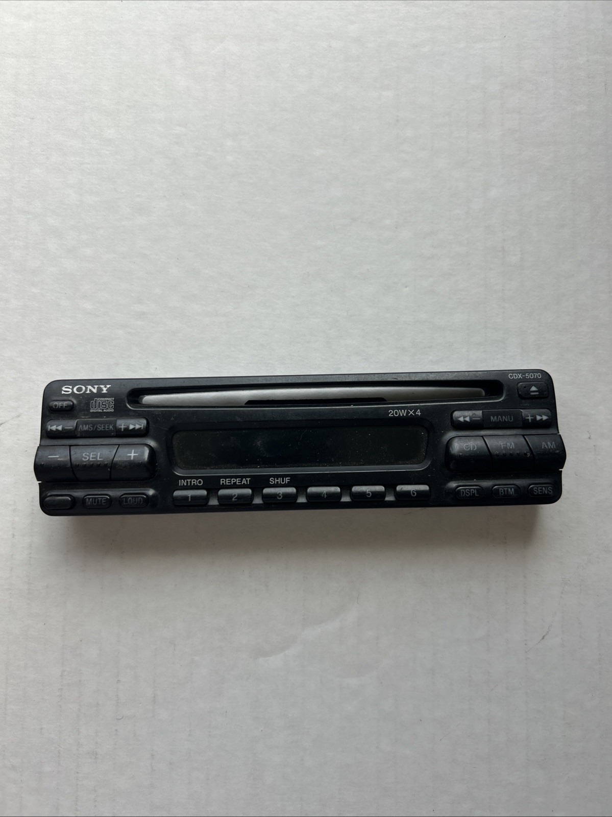 Sony CDX-5070 Replacement Faceplate For Car Stereo