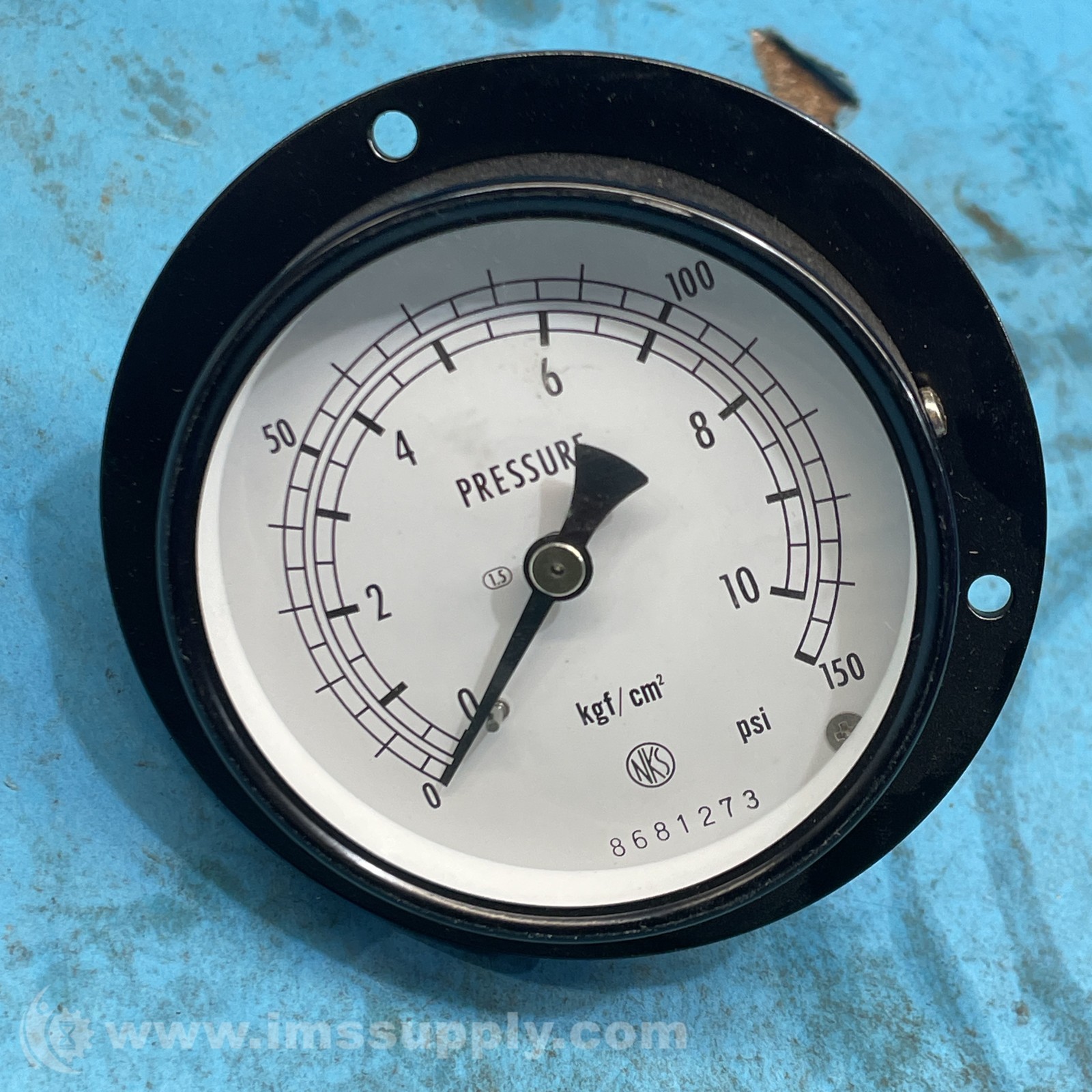 NKS 8681273 Pressure Gauge, 0-150 PSI FNIP