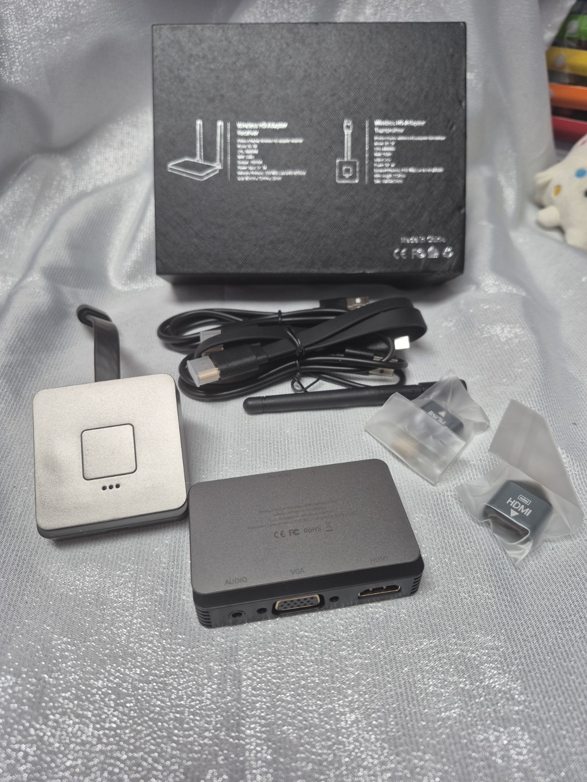 Braidol Wireless HD Adapter Transmitter &Wireless HD Adapter Receiver- Windowmac