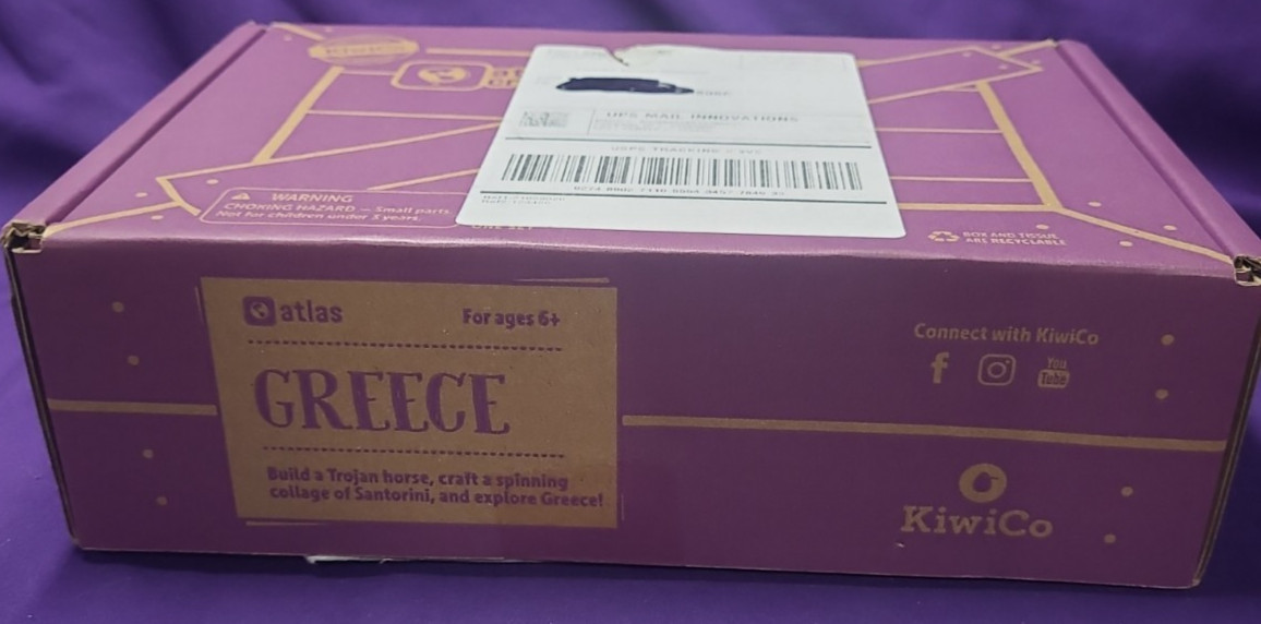 Kiwi Co Atlas Crate Greece 6+ Brand New Sealed Stem Kids Learning Toy Ages 6