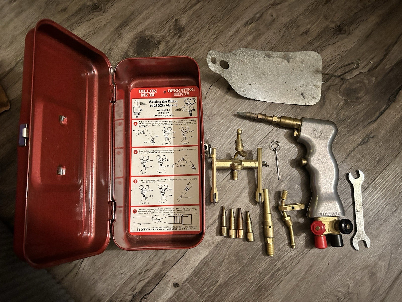 Henrob Dillon MK III Cutting Welding Torch System - Toolbox Case