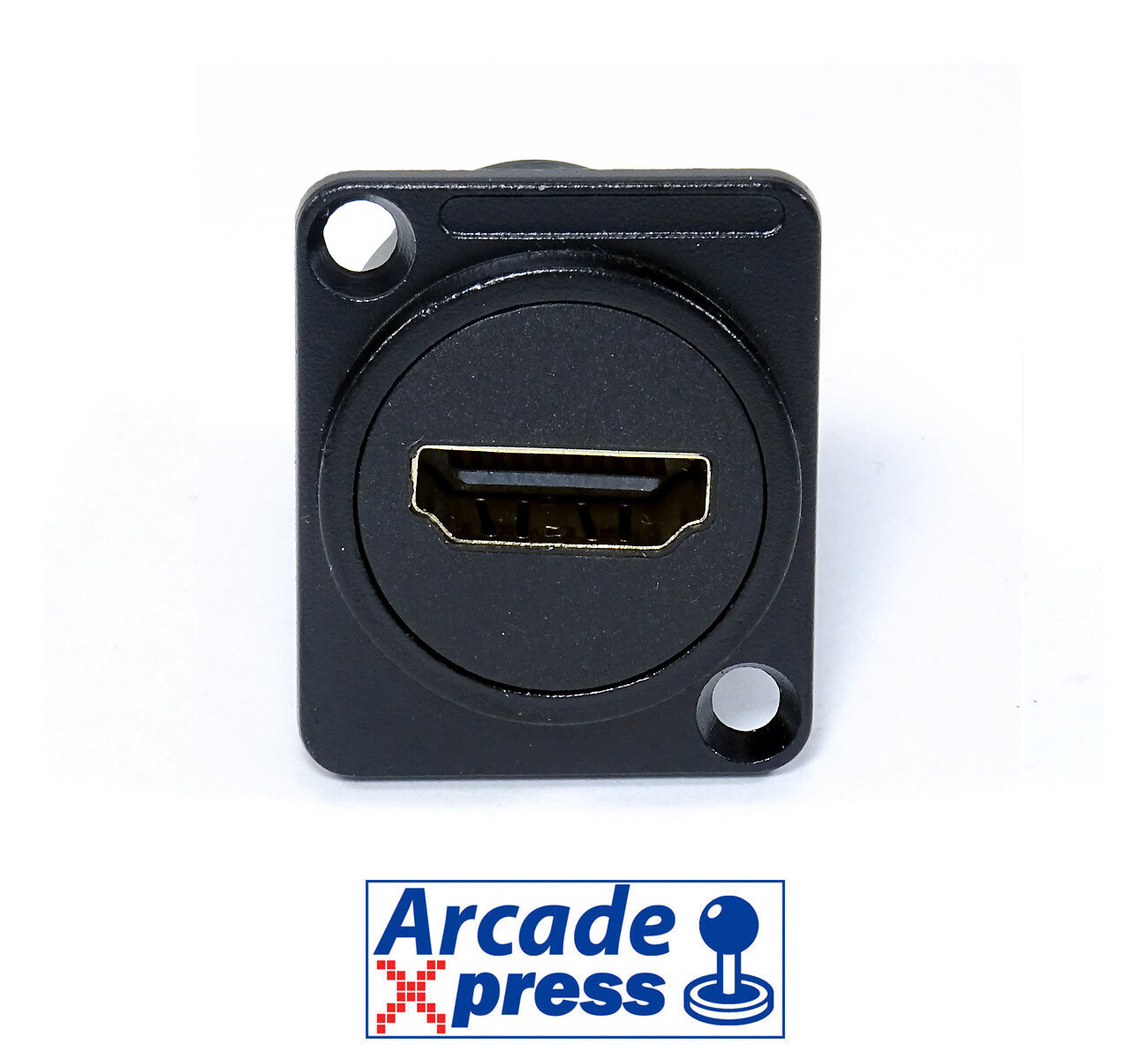 HDMI Black Feedthrough Female Pass Through Panel Mount Breakout Board Bartop DIY