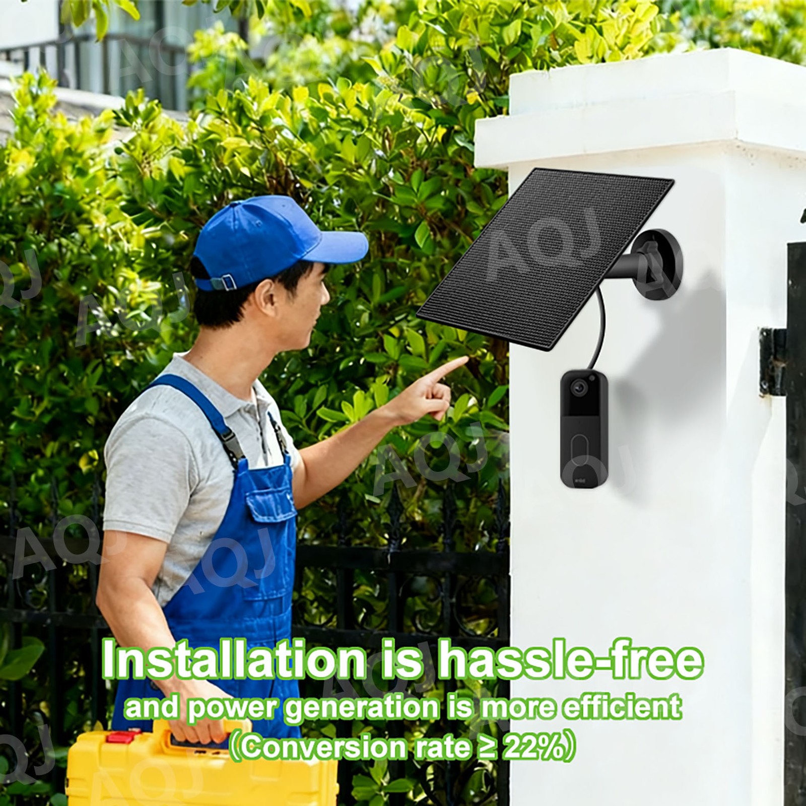 Solar Panel for Blink Camera, Solar Panel 3W Compatible with Blink for blink 4th