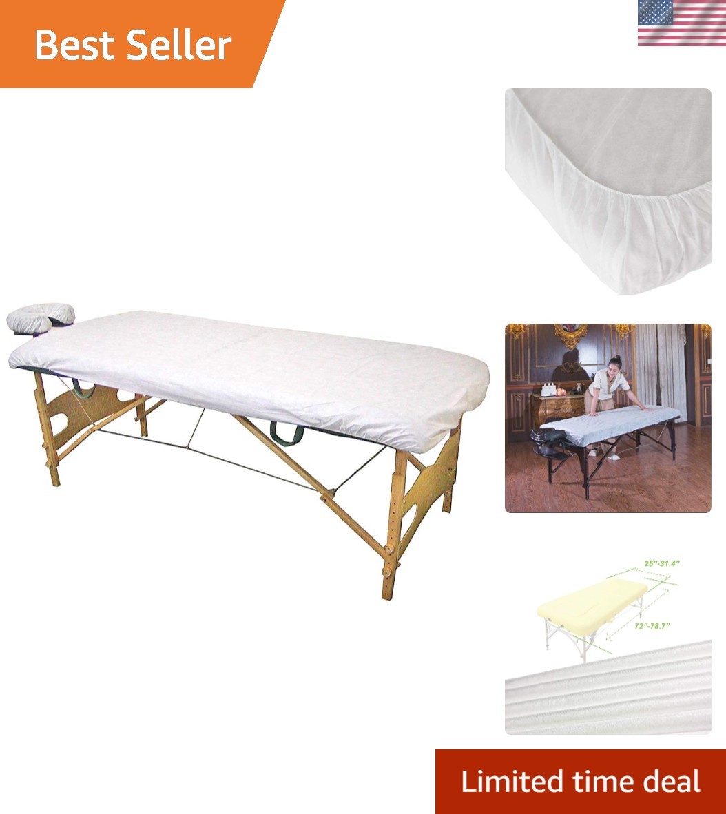 Sanitary Disposable Massage Table Covers - Perfect for Health and Wellness