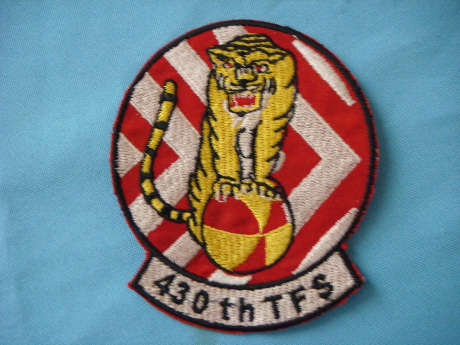 VIETNAM WAR PATCH, USAF 430th TACTICAL FIGHTER SQUADRON