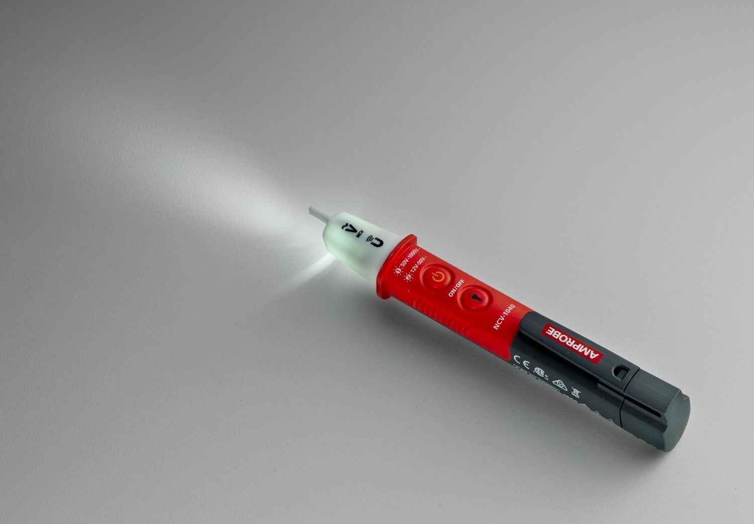 Professional Non-Contact Voltage Probe with LED Display and Flashlight Function