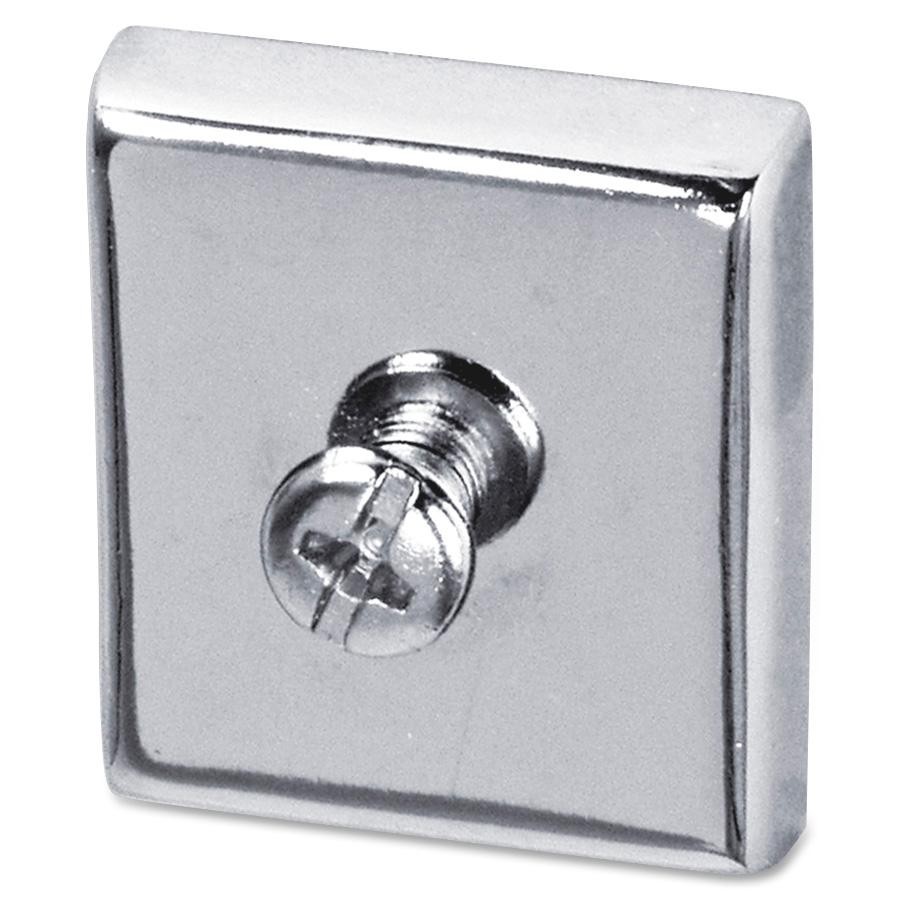 Lorell Large Heavy-duty Cubicle Magnets - 2 / Card (LLR80675)
