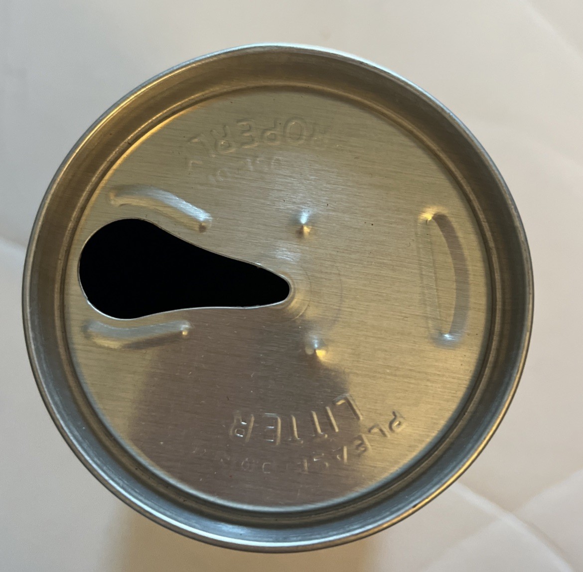 Coca-Cola Empty Pull Tab Steel 12oz Soda Can From Speedway Indiana