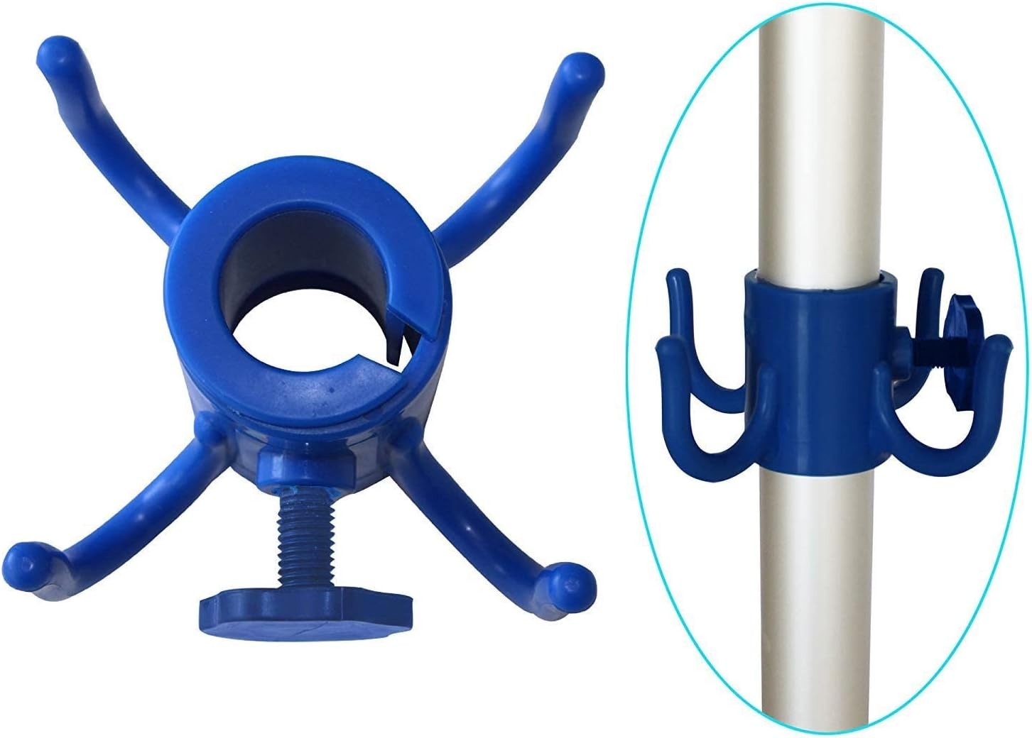 Beach Umbrella Hanging Hook,4-prongs Plastic Umbrella Hook Hanging for Towels /H