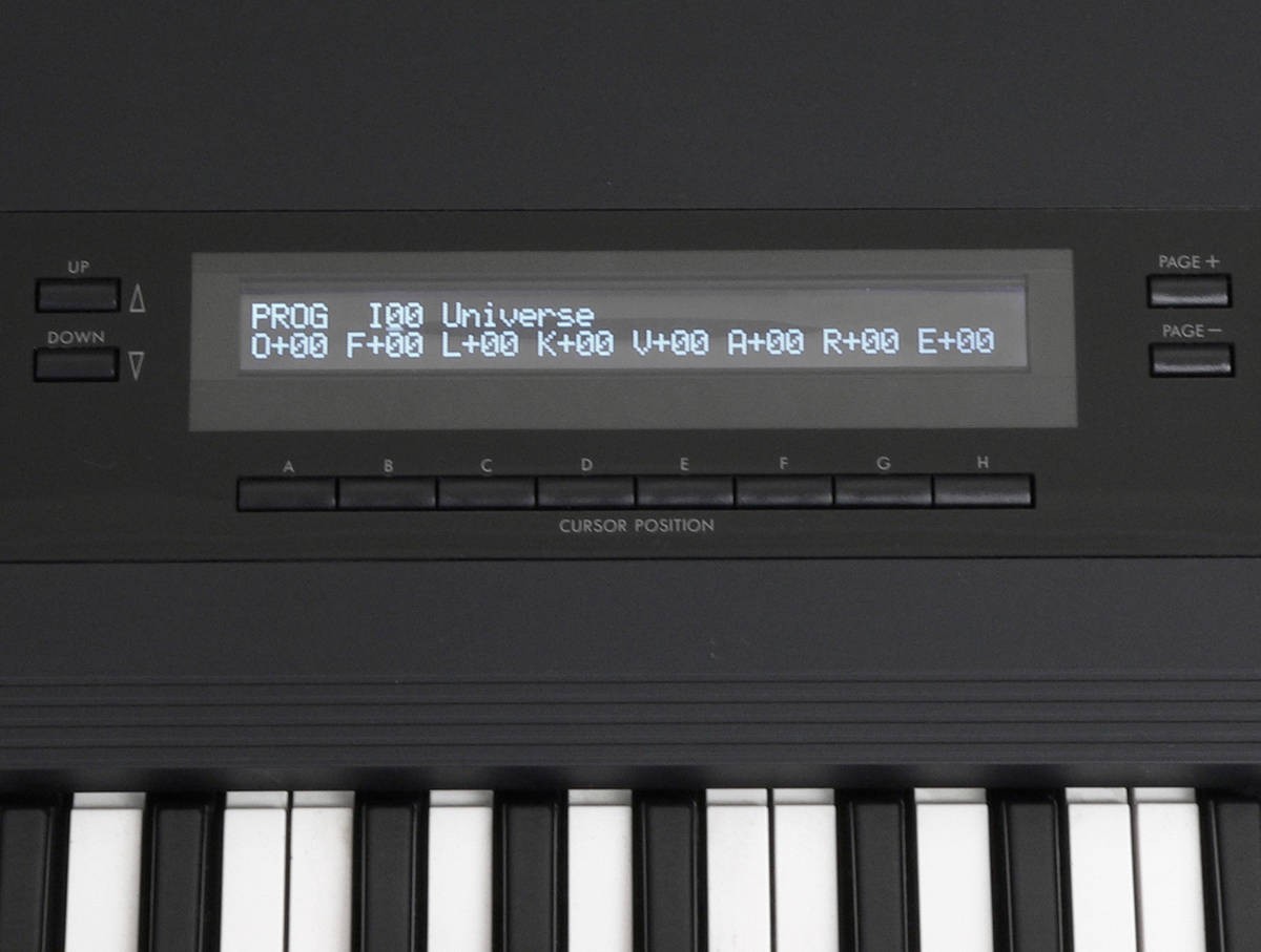 Korg M1 LCD Replacement High Brightness Black Negative LED Display Module