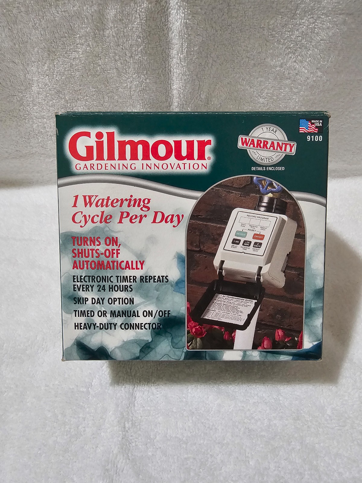Gilmour Electronic Water Timer Model 9100 (New In Box)