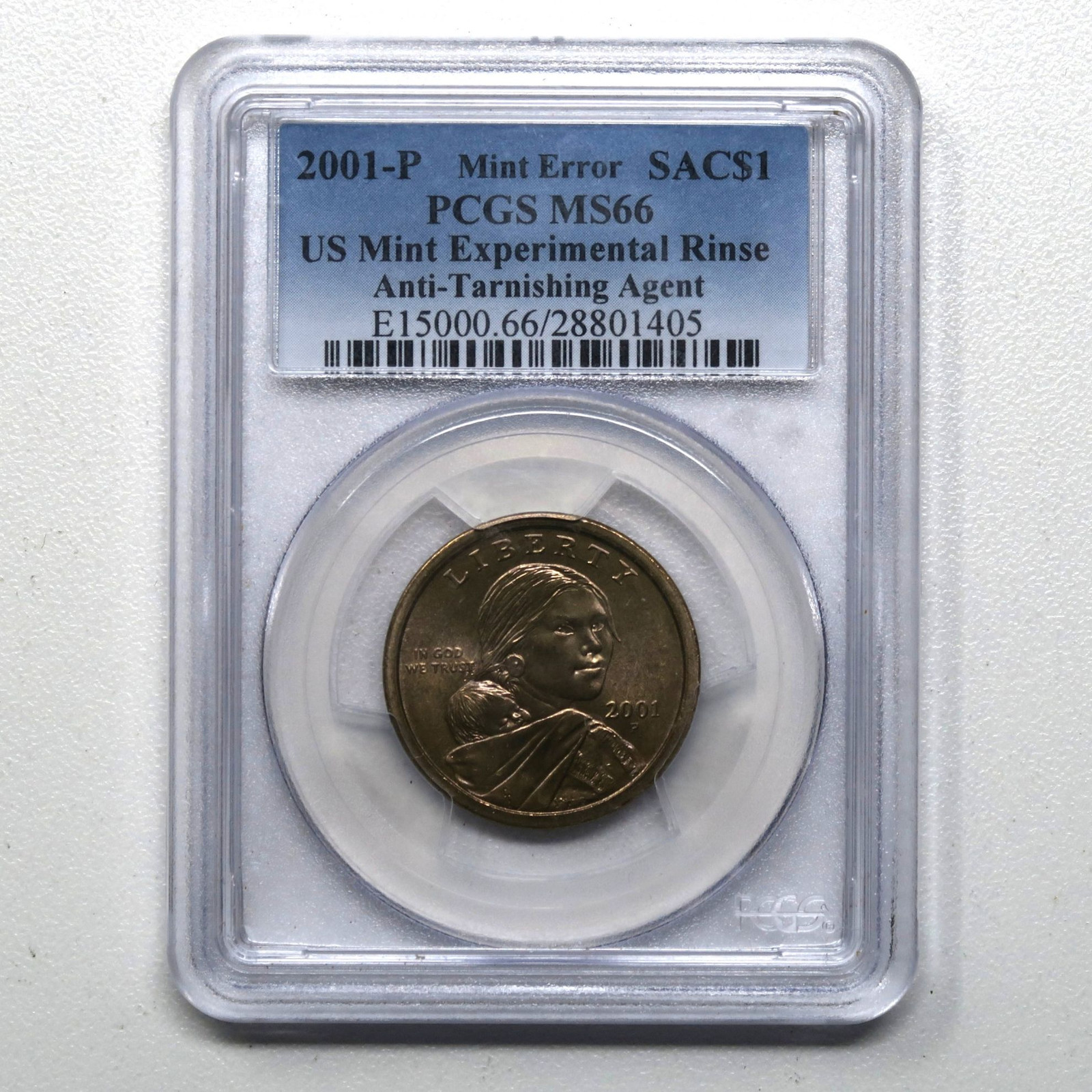 3x US Mint Error Dollars PCGS 2001-P, 2009, 2010 28934