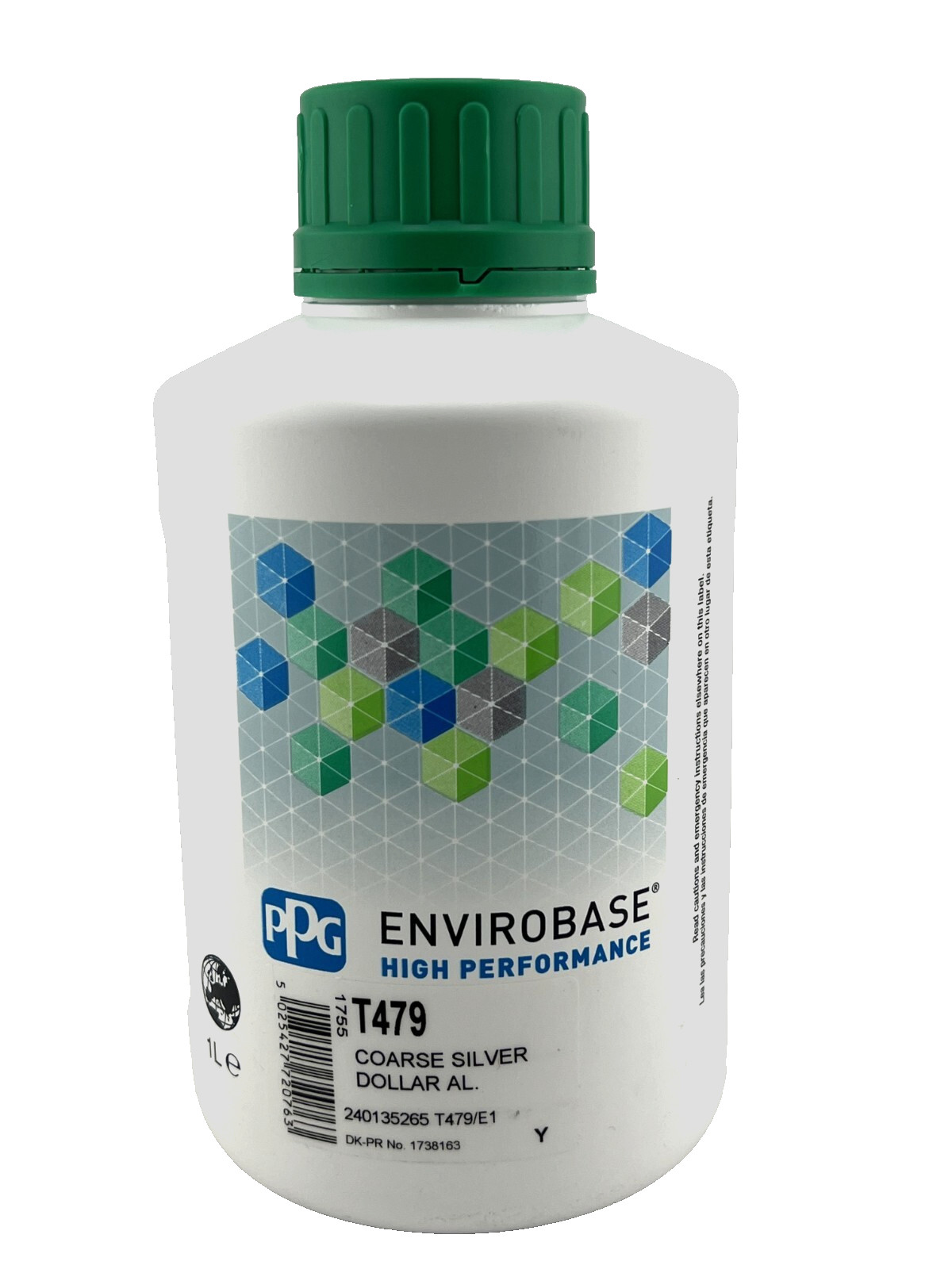 PPG T479 Envirobase COARSE SILVER DOLLAR AL. 1Liter - FREE SHIPPING