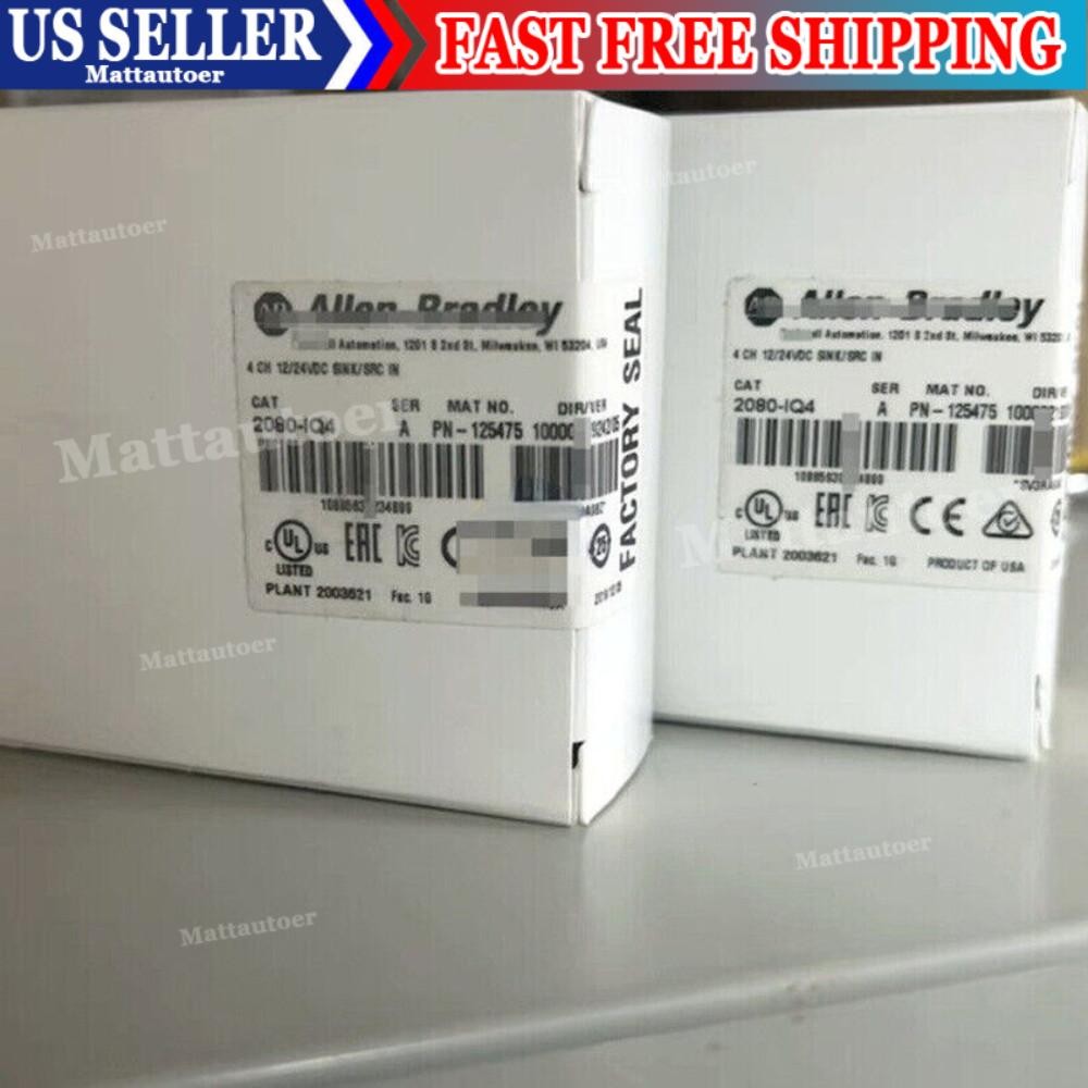 NEW ~ Allen-Bradley Factory   2080-IQ4 SERA Digital I/O Combo Module NEW