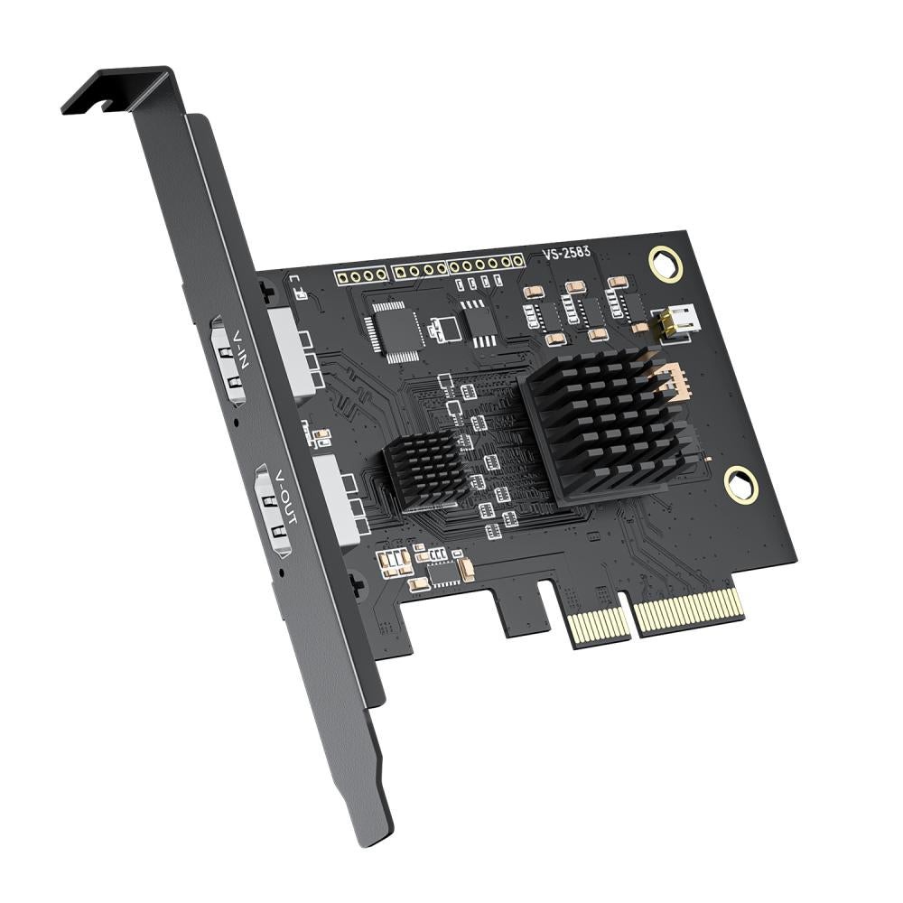 Acasis  Internal 4K@60Hz HDMI PCIe Capture Card Loop-Out for Medical Gaming