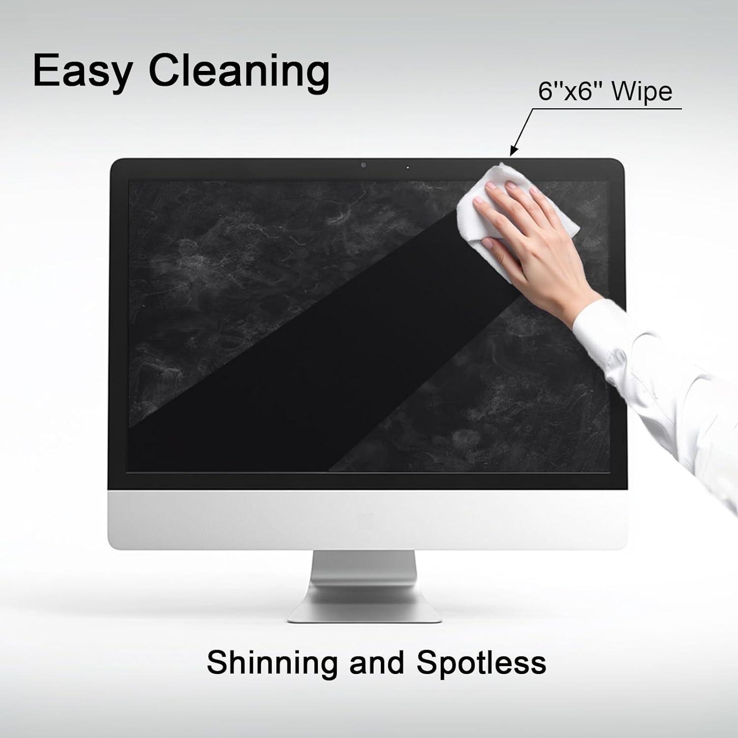 120 Count 6"x6" Pre-Moistened Screen Wipes – For Electronics & Devices