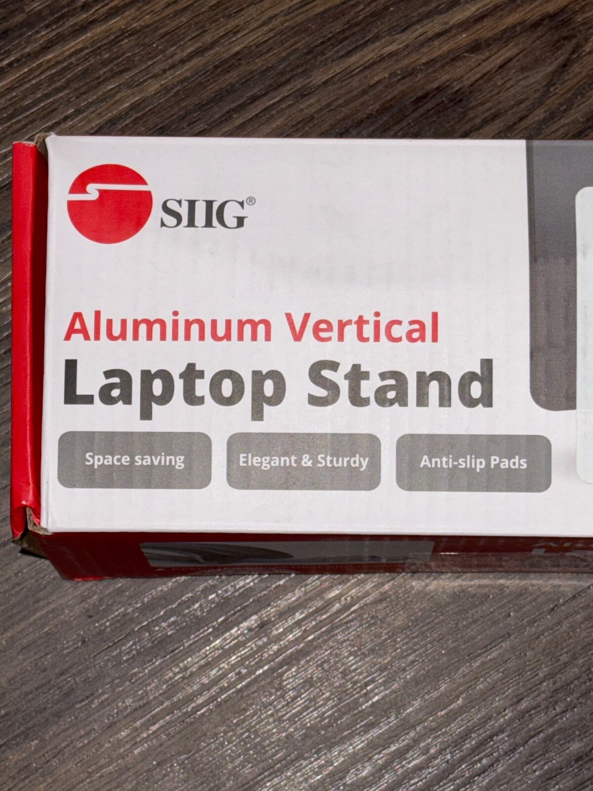 SIIG Aluminum Vertical Laptop Stand CE-MT2R12-S2 NEW IN THE BOX
