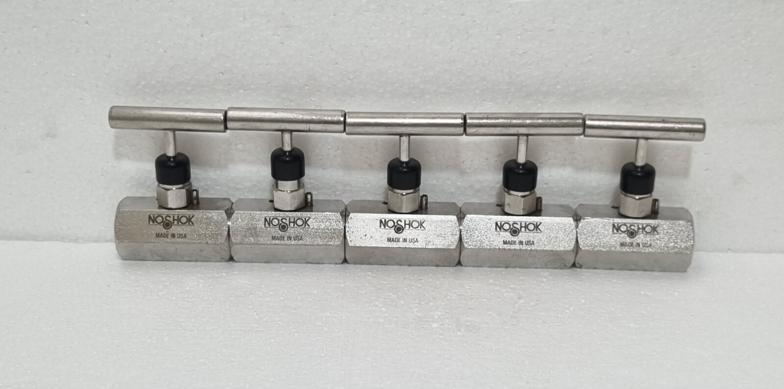 NOSHOK 404-FFS 1/2" NPT FEMALE NEEDLE VALVE HARD SEAT 316SS, LOT OF 5 PC #3