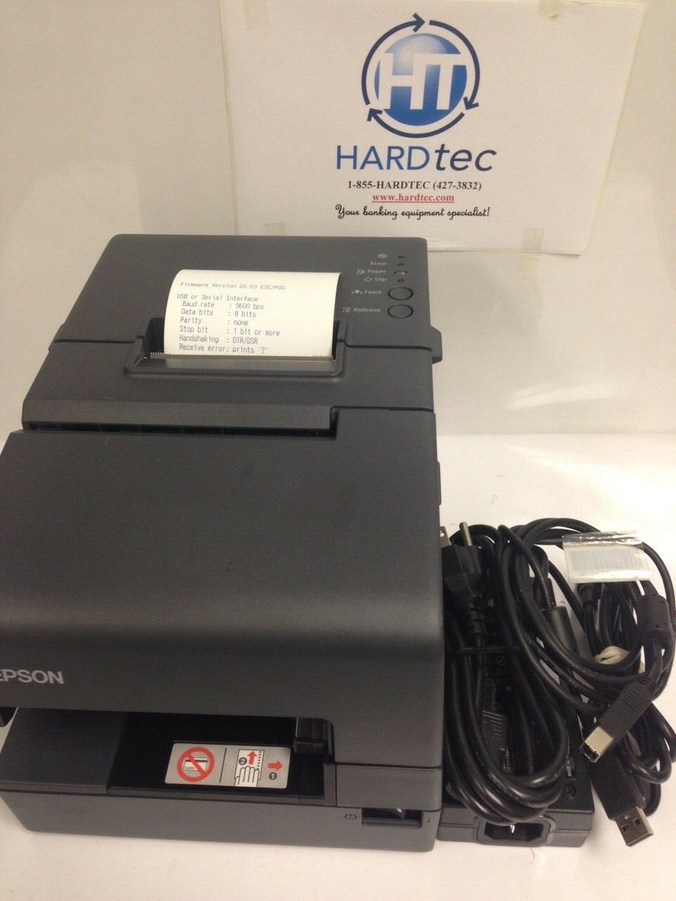 Epson TM-H6000IV MODEL M253A, Point of Sale Thermal Printer Endorser enabled
