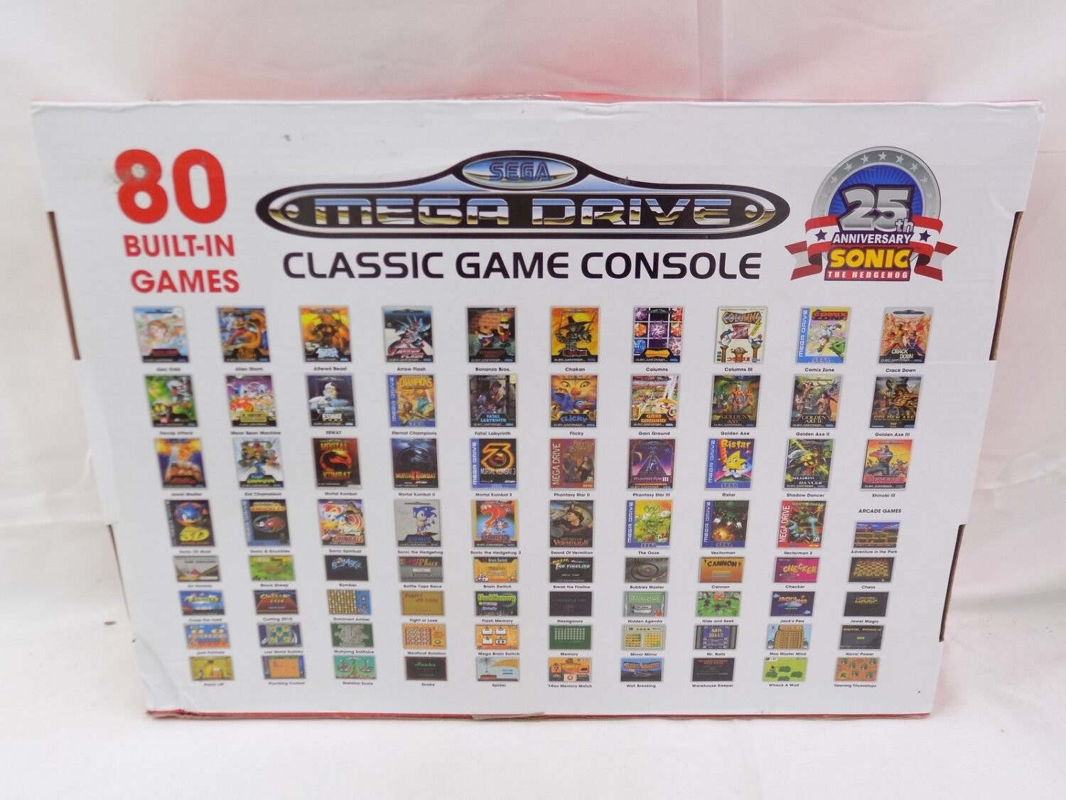 Boxed Sega Mega Drive Classic Game Console with 2 Wireless Controllers and 80...