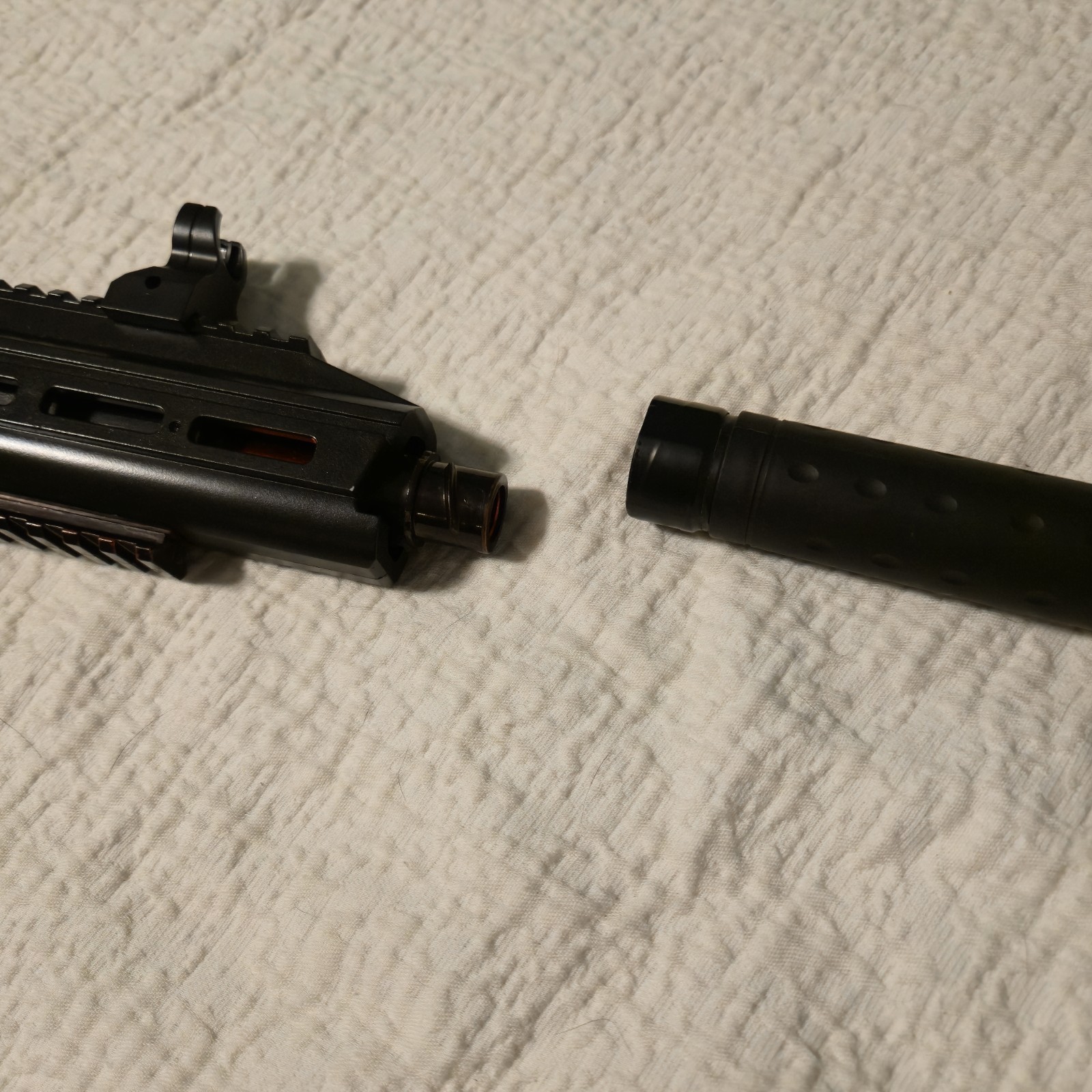 Painted & modded Game Face black foam blaster "gun" toy