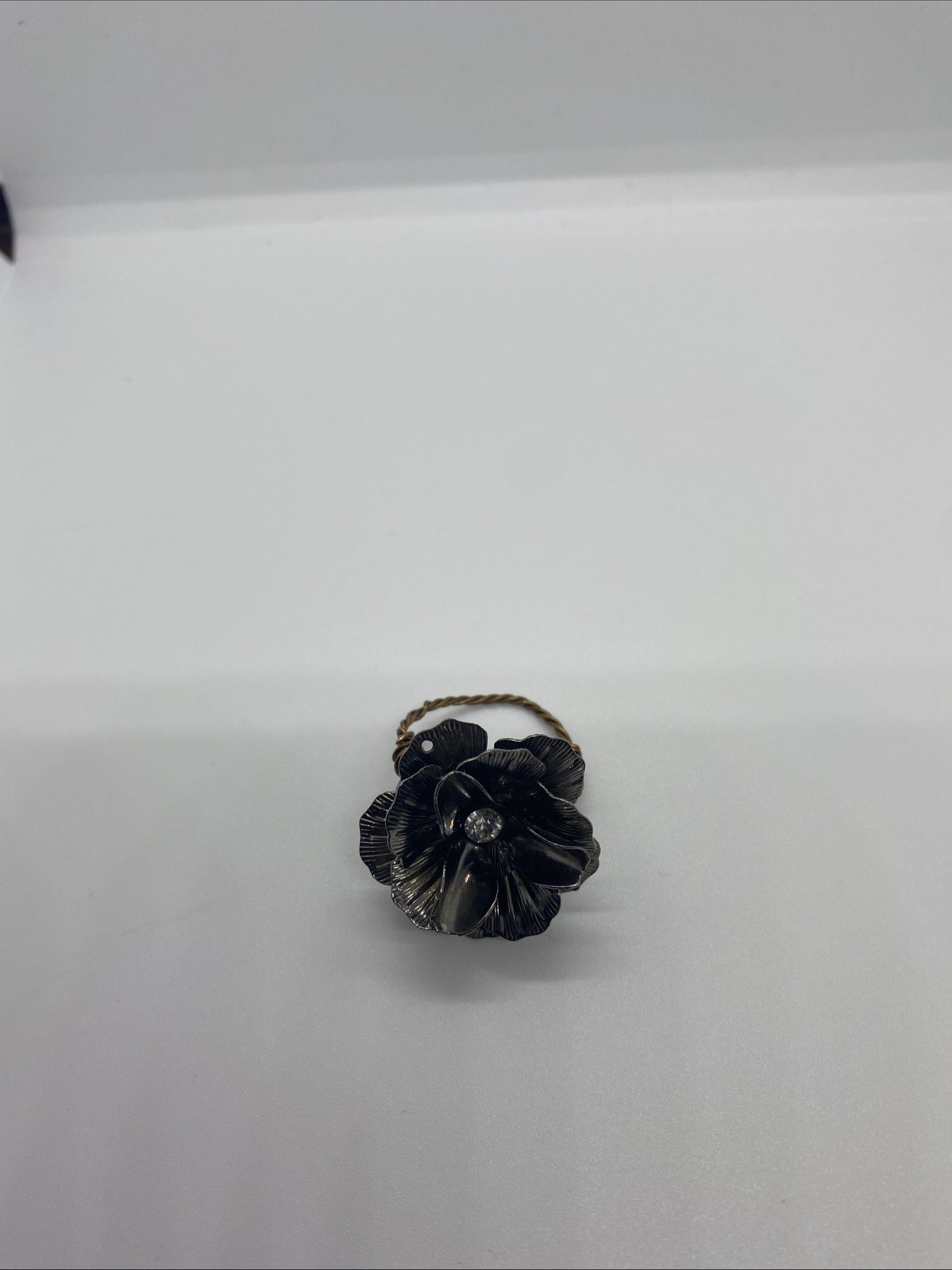 Handmade Wire Wrapped Metal Flower Ring