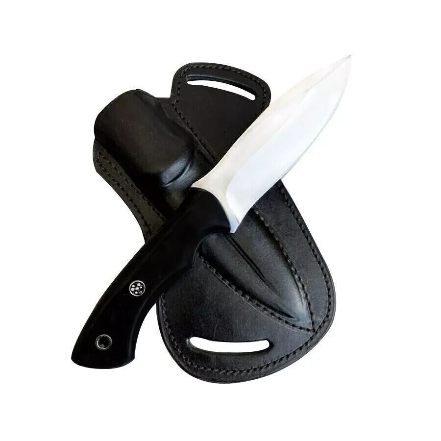 Hunting Knife Bowie Sharp Fixed Blade Camping Military Outdoor Survival Knife AU