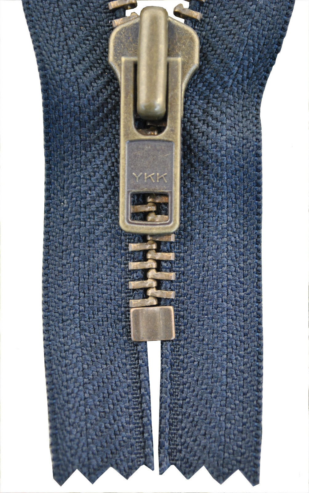 YKK Flash Closure Of 20 - 40 CM 8MM Metal Black Blue 1 Way Individible