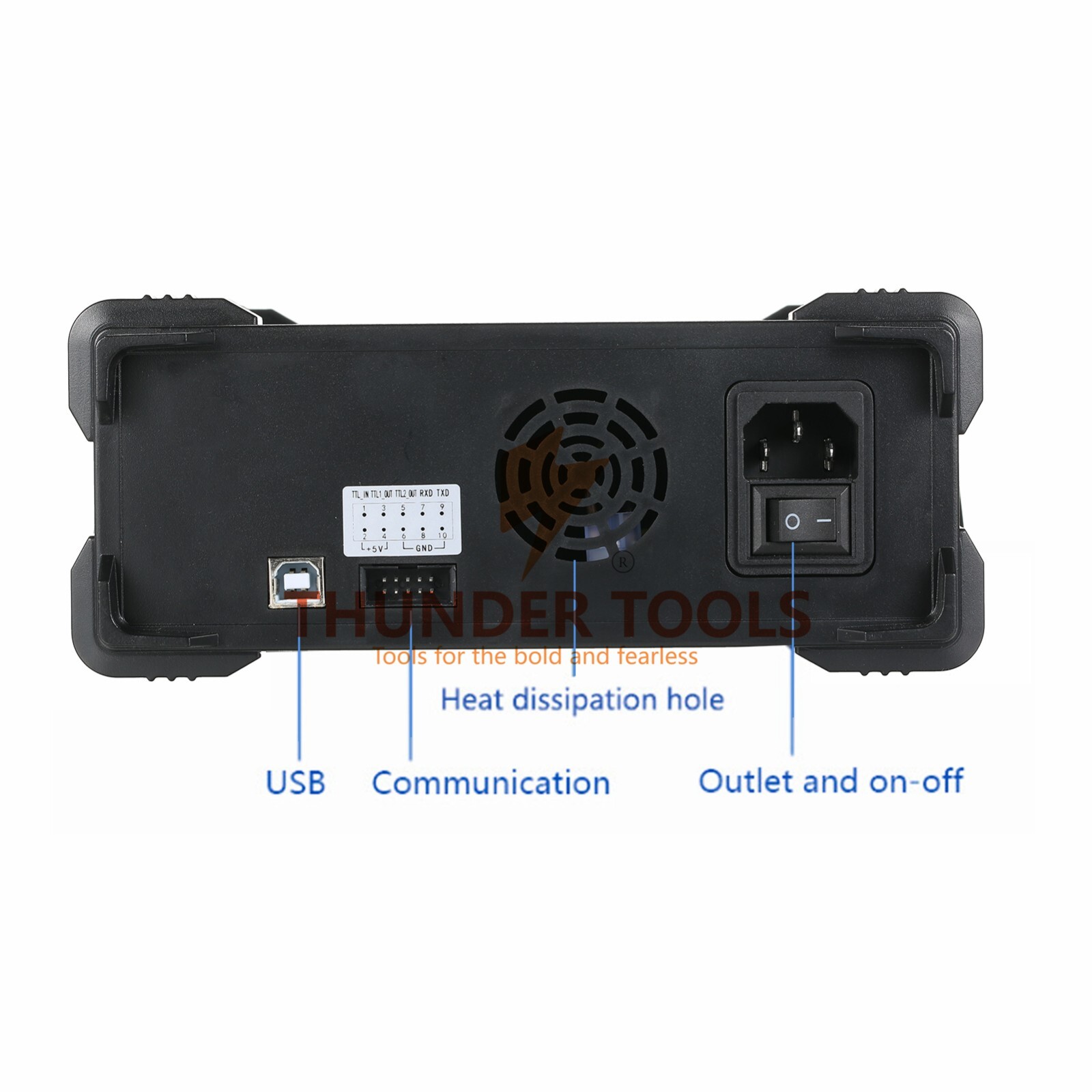 Thundertools 20-60MHz 2-channel Function Arbitrary Waveform Generator Portable