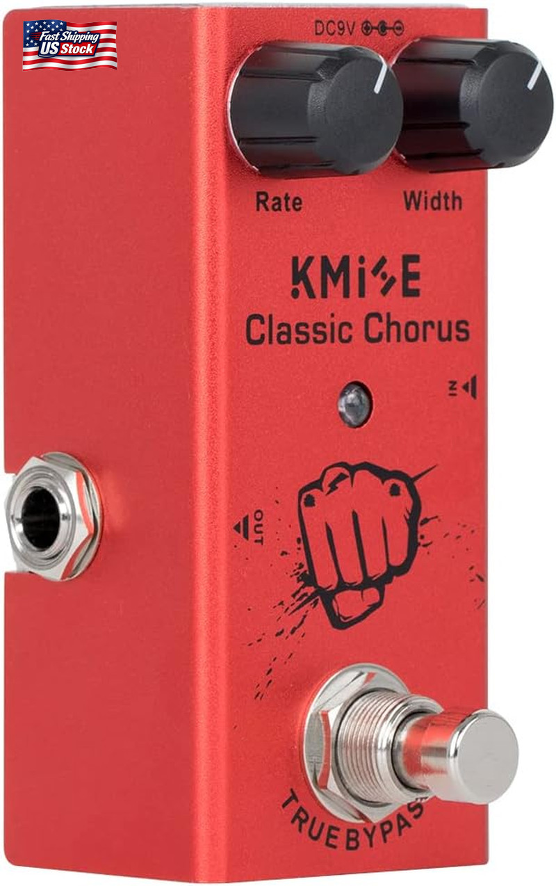Kmise Classic Chorus Electric Guitar Effects Pedal Mini Single Type DC 9V True B