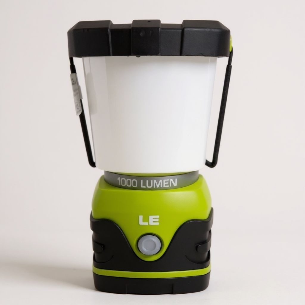 LE LED Camping Lantern 1000LM Battery Powered Waterproof 4 Light Modes Outdoor
