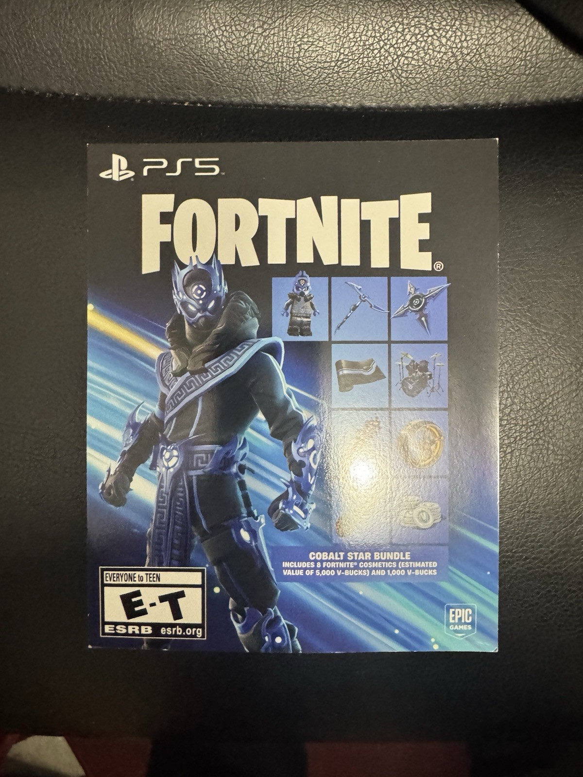 Fortnite PS5 1,000 V-Bucks Prepaid Gaming Card , Brand New Unscratched