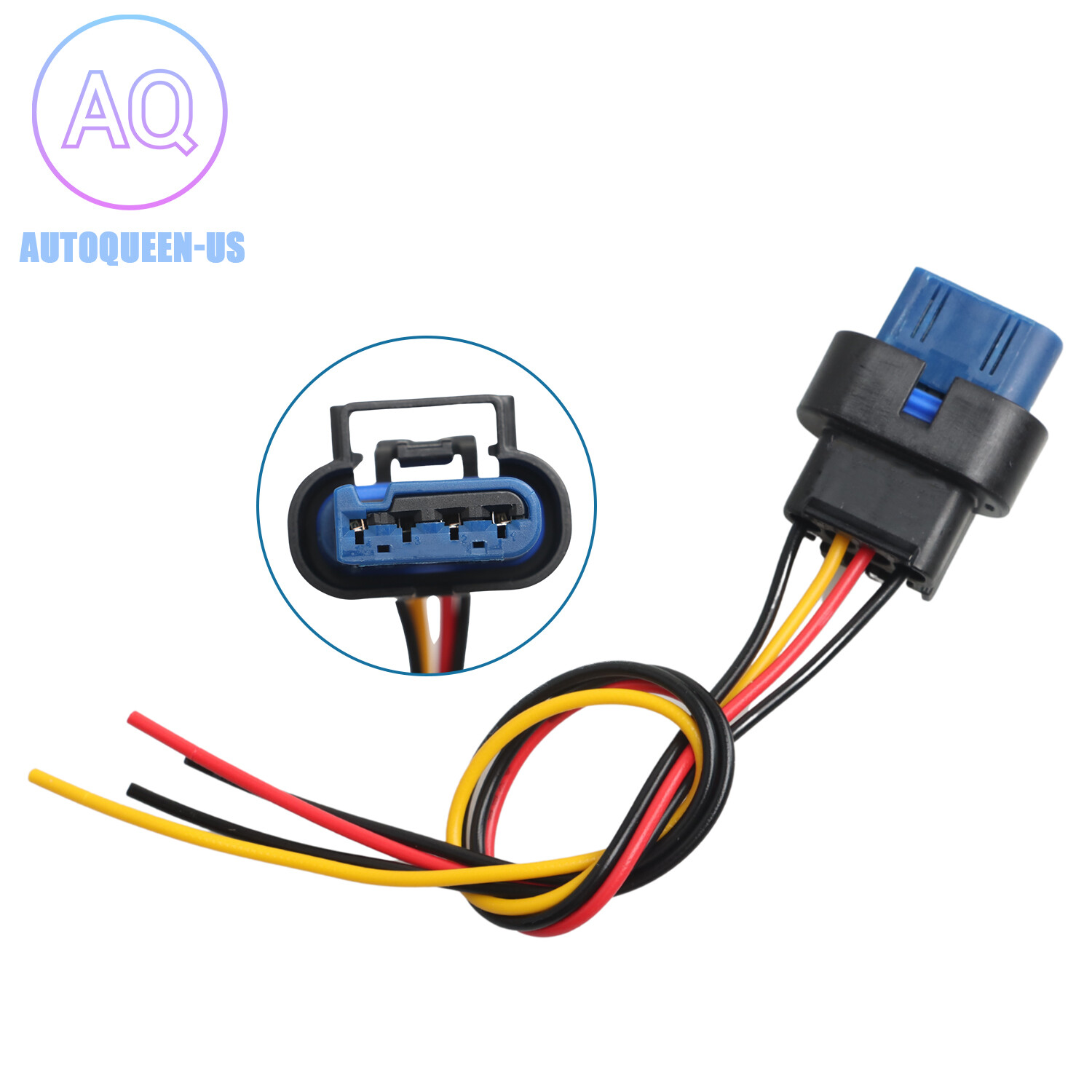 Grille Shutter Actuator and Solenoid Connector for Jeep Cherokee Dodge Dart