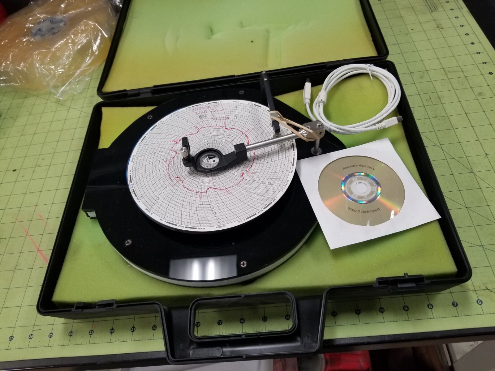 Circular Chart Recorder Reader  Absolute accuracy Model 3100 NIB