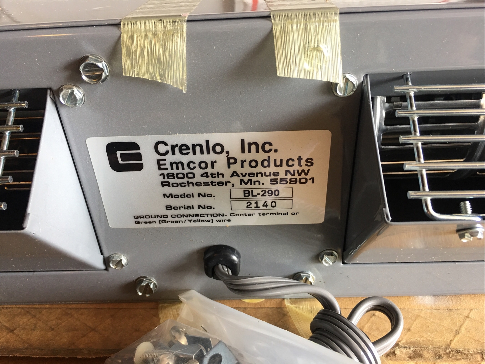 Modular Enclosure Systems BL-290 Crinoline, Inc
