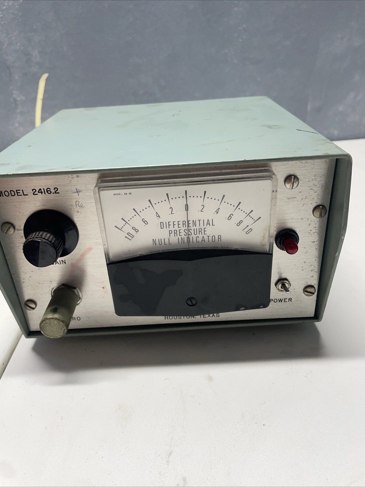 ruska differentiak pressure null indicator Untested